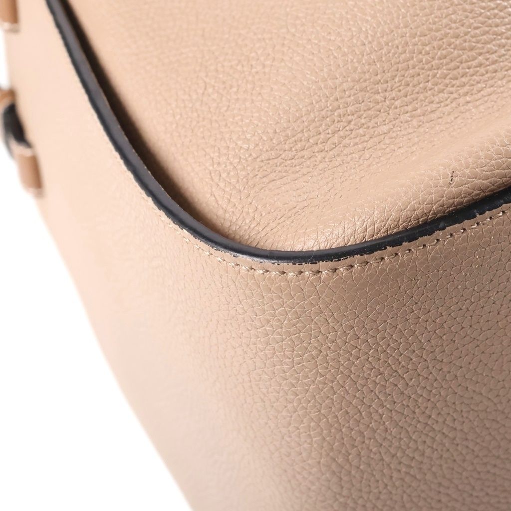 Loewe Hammock Small Taupe 2-Way Shoulder Bag Brown Leather Silver — view 5
