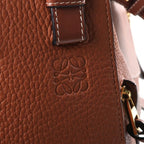 Loewe Hammock Mini 2-Way Shoulder Bag Brown Leather Gold — view 6