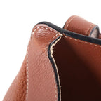 Loewe Hammock Mini 2-Way Shoulder Bag Brown Leather Gold — view 7