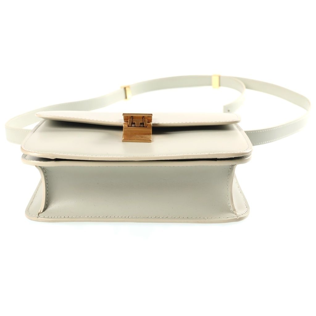 Celine Classic Mini Shoulder Bag Light Green Mint Leather Gold — view 4