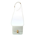 Celine Classic Mini Shoulder Bag Light Green Mint Leather Gold