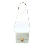 Celine Classic Mini Shoulder Bag Light Green Mint Leather Gold