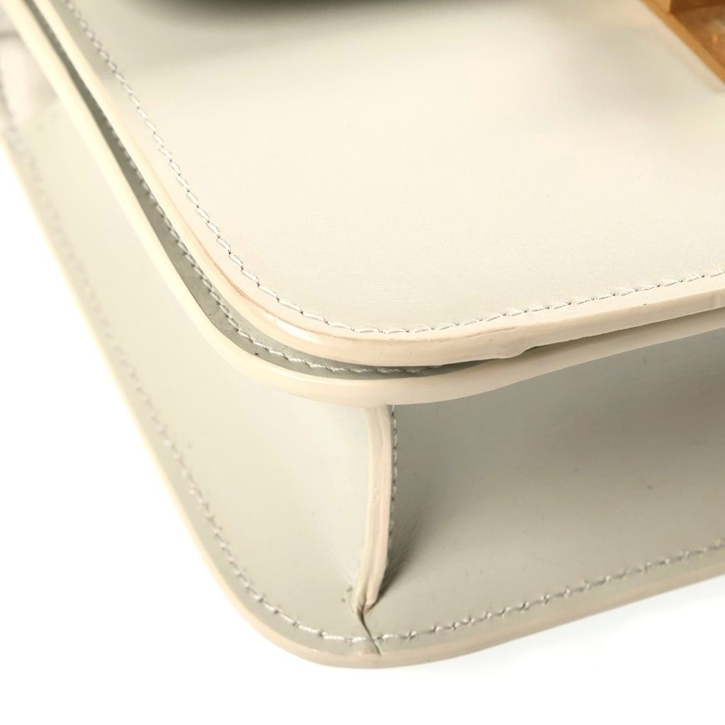 Celine Classic Mini Shoulder Bag Light Green Mint Leather Gold — view 5
