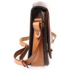 Louis Vuitton Monogram Cartouchiere GM Shoulder Bag Brown Leather Gold — view 3