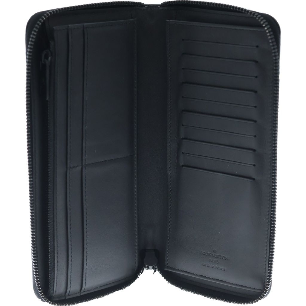 Louis Vuitton Aerogram Portefeuille Brazza NM Wallet Card Case Black Noir — view 4