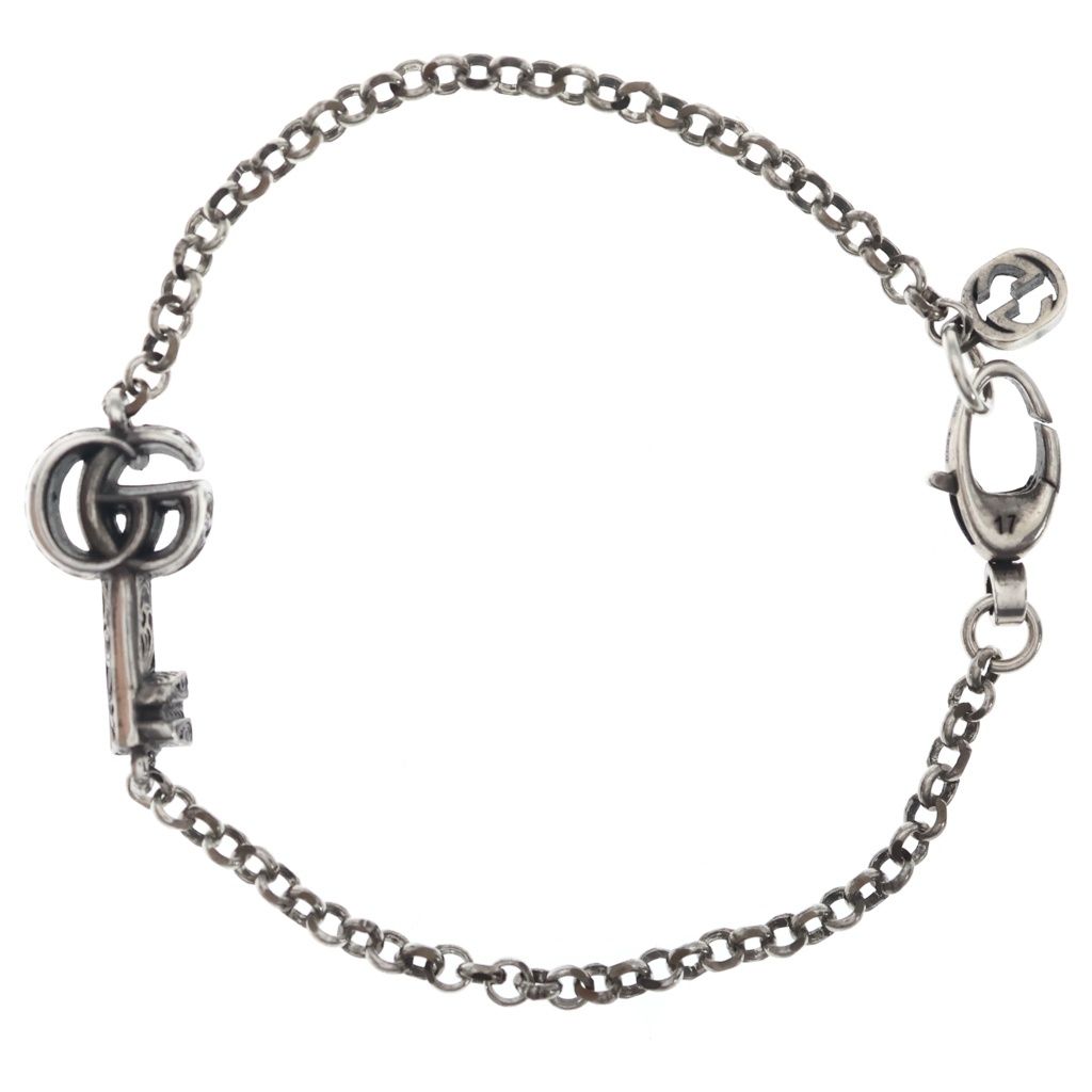 Gucci Double G Key Bracelet Silver