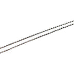 Gucci Heart Plate Necklace Ballchain Silver — view 4