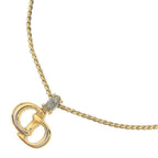 Dior CD Logo Necklace Gold