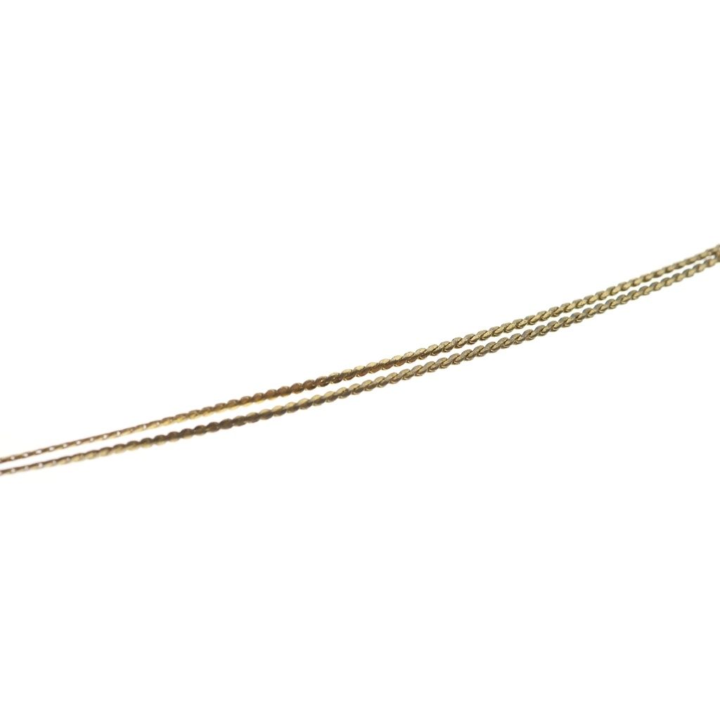 Dior CD Logo Necklace Gold — view 5