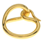 Hermes Jumbo Scarf Ring Plated Gold — view 2