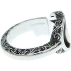 Gucci Arabesque Double G Signature Ring Silver — view 3