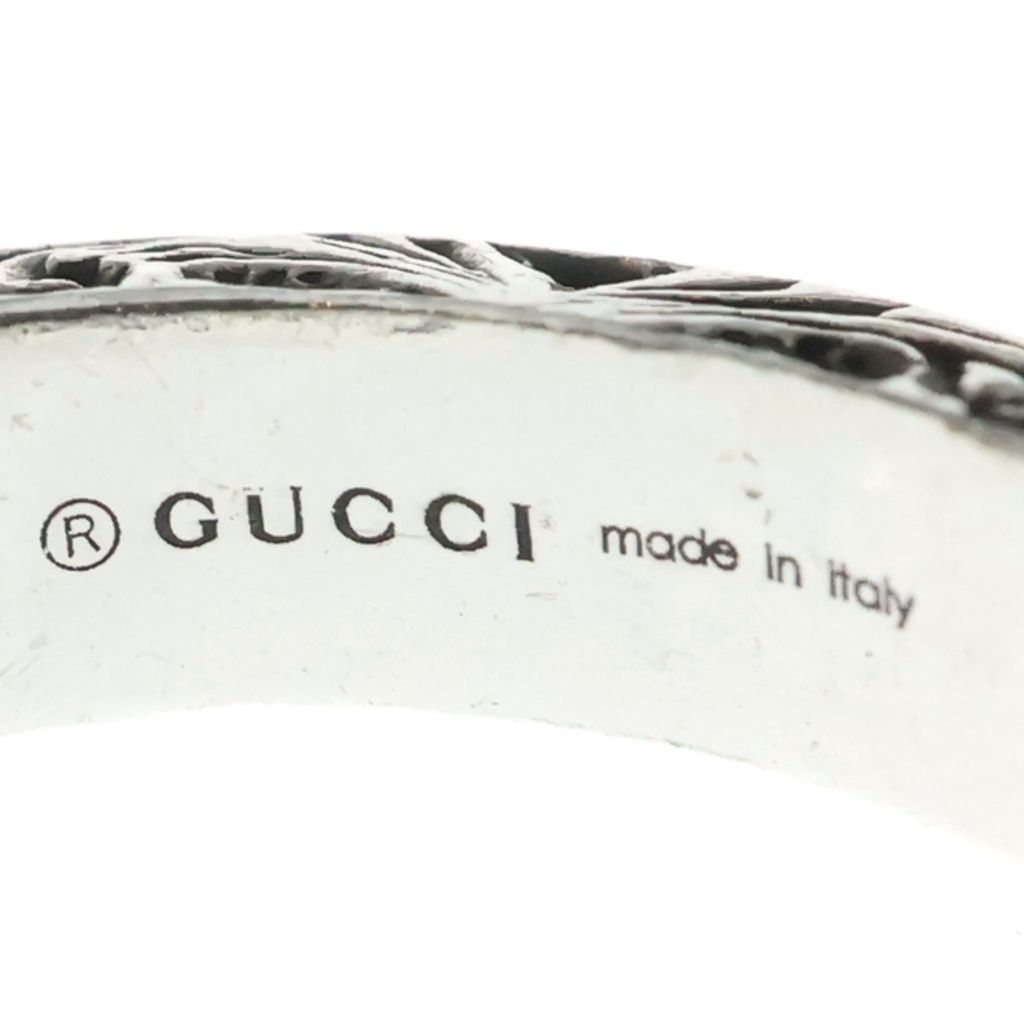 Gucci Arabesque Double G Signature Ring Silver — view 4