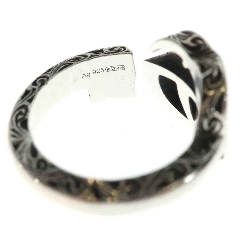 Gucci Arabesque Double G Signature Ring Silver — view 5