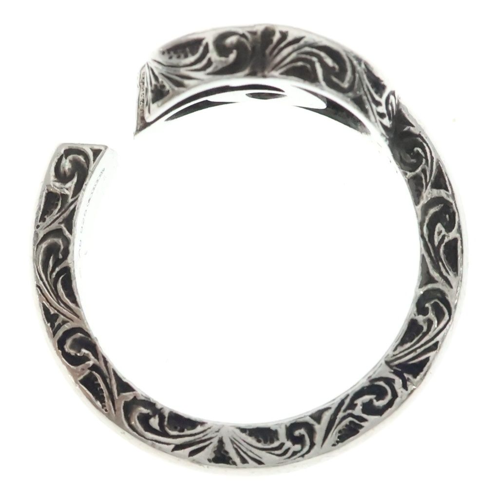 Gucci Arabesque Double G Signature Ring Silver — view 6