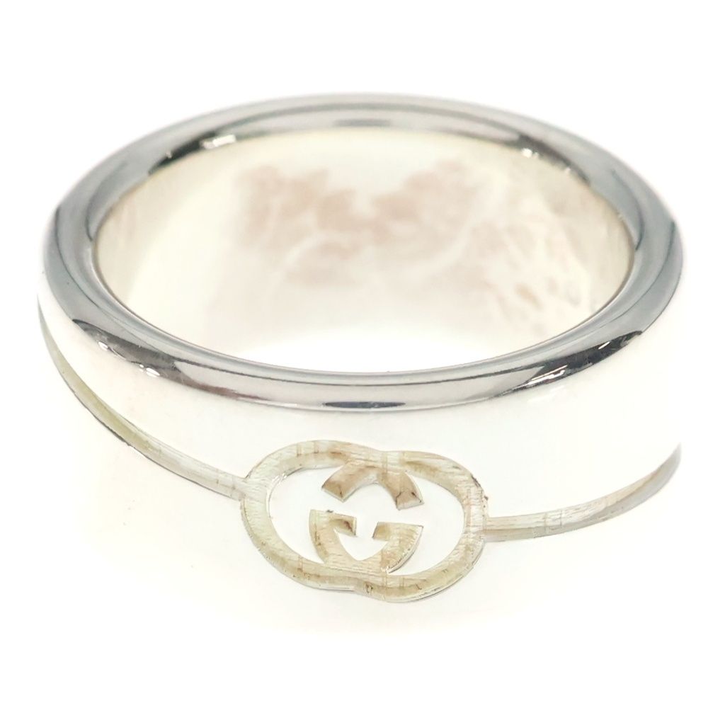 Gucci Diagonal Ring Silver