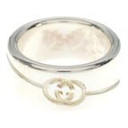 Gucci Diagonal Ring Silver