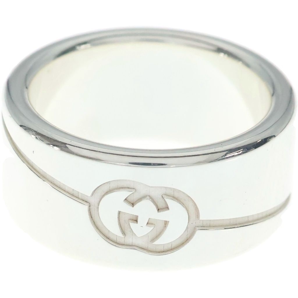 Gucci Diagonal Ring Silver