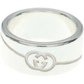 Gucci Diagonal Ring Silver