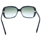Chanel CC Logo Ribbon Motif Square Frame Sunglasses Eyewear 60 17 Black — view 2