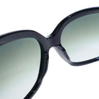 Chanel CC Logo Ribbon Motif Square Frame Sunglasses Eyewear 60 17 Black — view 5