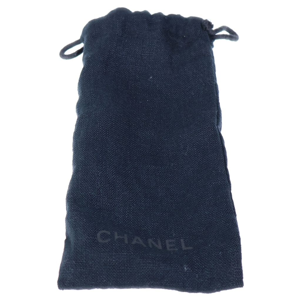 Chanel CC Logo Ribbon Motif Square Frame Sunglasses Eyewear 60 17 Black — view 6