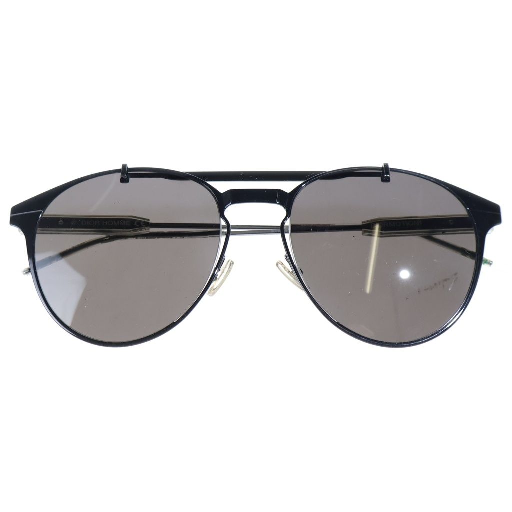 Dior Homme Motion Pilot Shape Sunglasses Eyewear 53 Black