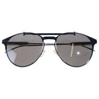 Dior Homme Motion Pilot Shape Sunglasses Eyewear 53 Black