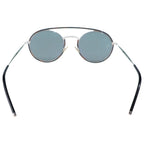 Dior Homme Synthesis 01 Round Aviator Sunglasses Eyewear 51 Brown Silver — view 2