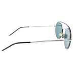 Dior Homme Synthesis 01 Round Aviator Sunglasses Eyewear 51 Brown Silver — view 3