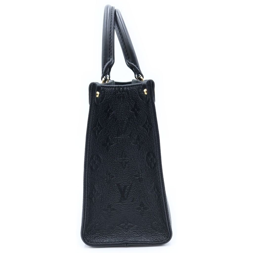 Louis Vuitton Monogram Empreinte On The Go PM Shoulder Bag Black Leather — view 3
