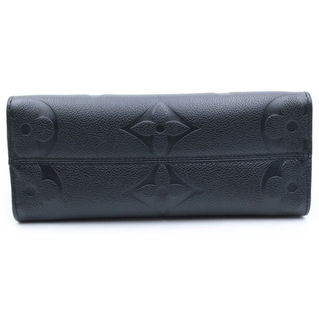 Louis Vuitton Monogram Empreinte On The Go PM Shoulder Bag Black Leather — view 4