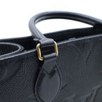 Louis Vuitton Monogram Empreinte On The Go PM Shoulder Bag Black Leather — view 6