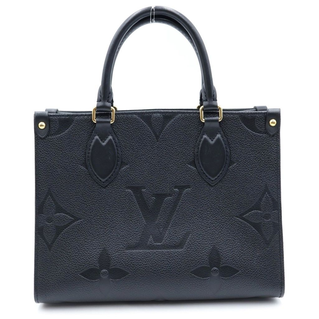 Louis Vuitton Monogram Empreinte On The Go PM Shoulder Bag Black Leather — view 2