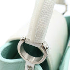 Louis Vuitton Capucines Mini 2-Way Shoulder Bag White Pastel Green Leather — view 6