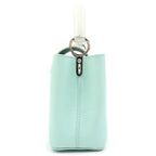Louis Vuitton Capucines Mini 2-Way Shoulder Bag White Pastel Green Leather — view 3