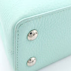 Louis Vuitton Capucines Mini 2-Way Shoulder Bag White Pastel Green Leather — view 5