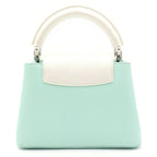 Louis Vuitton Capucines Mini 2-Way Shoulder Bag White Pastel Green Leather — view 2
