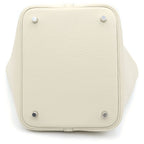 Hermes Picotin Lock MM Handbag Cles Taurillon Leather Silver — view 4