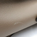 Celine Luggage Micro Suri Handbag Drummed Calfskin Leather Greige — view 7