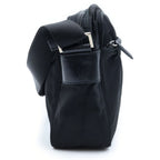 Prada Triangle Logo Tessuto Shoulder Bag Nylon Black — view 3
