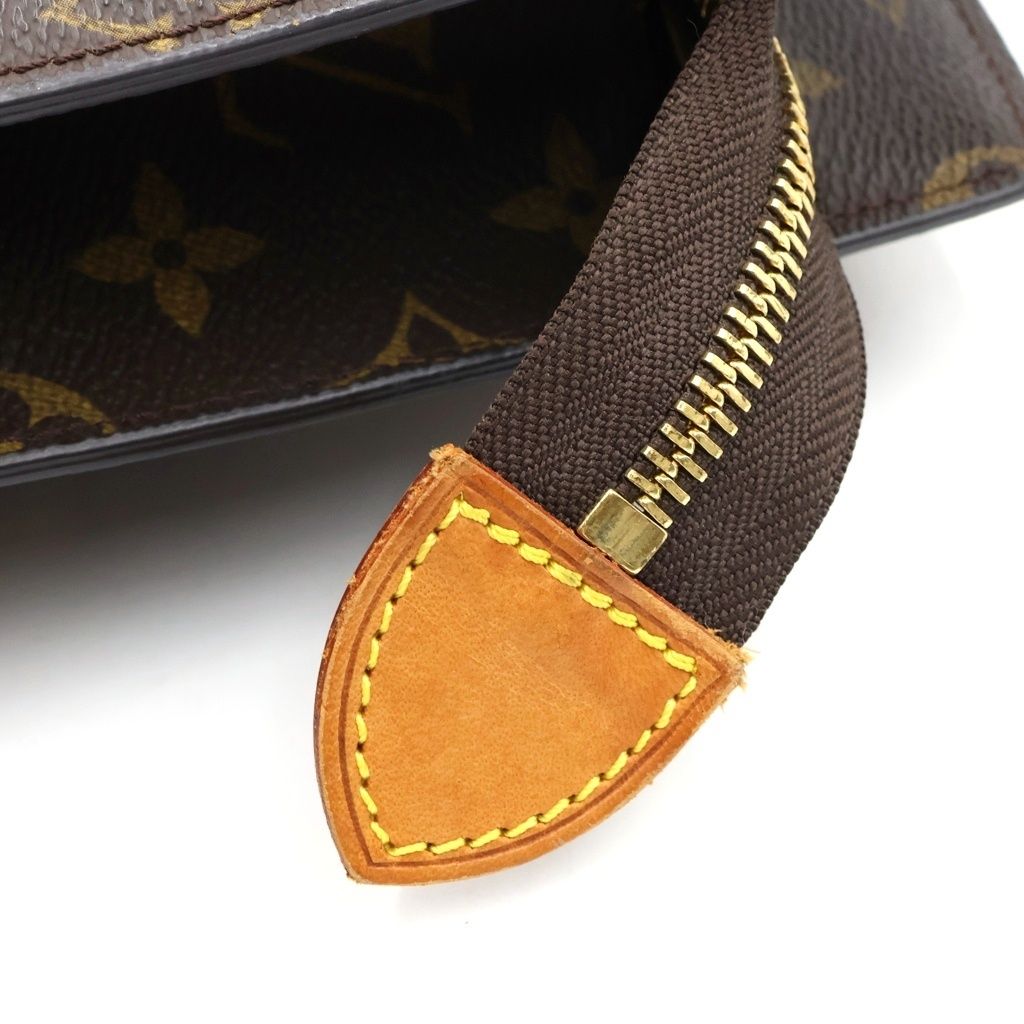 Louis Vuitton Monogram Babylon Handbag Brown Leather — view 7