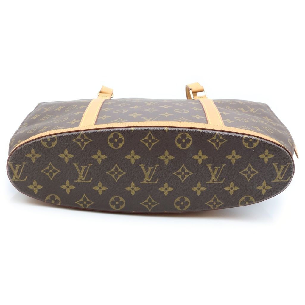 Louis Vuitton Monogram Babylon Handbag Brown Leather — view 4