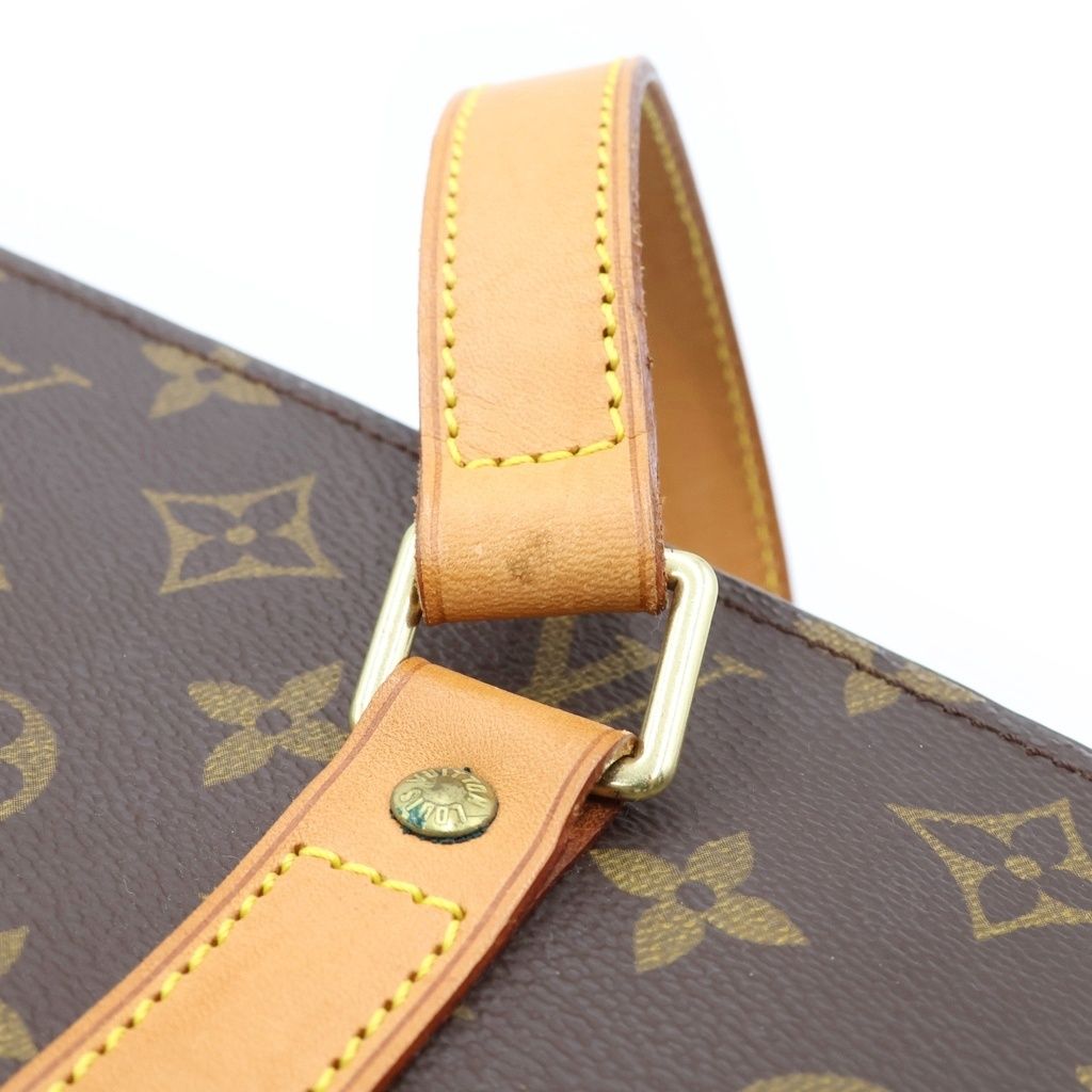Louis Vuitton Monogram Babylon Handbag Brown Leather — view 6