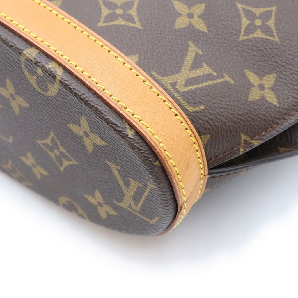 Louis Vuitton Monogram Babylon Handbag Brown Leather — view 5