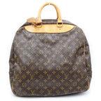 Louis Vuitton Monogram Evasion Handbag Brown Leather Gold — view 2