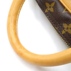 Louis Vuitton Monogram Evasion Handbag Brown Leather Gold — view 7