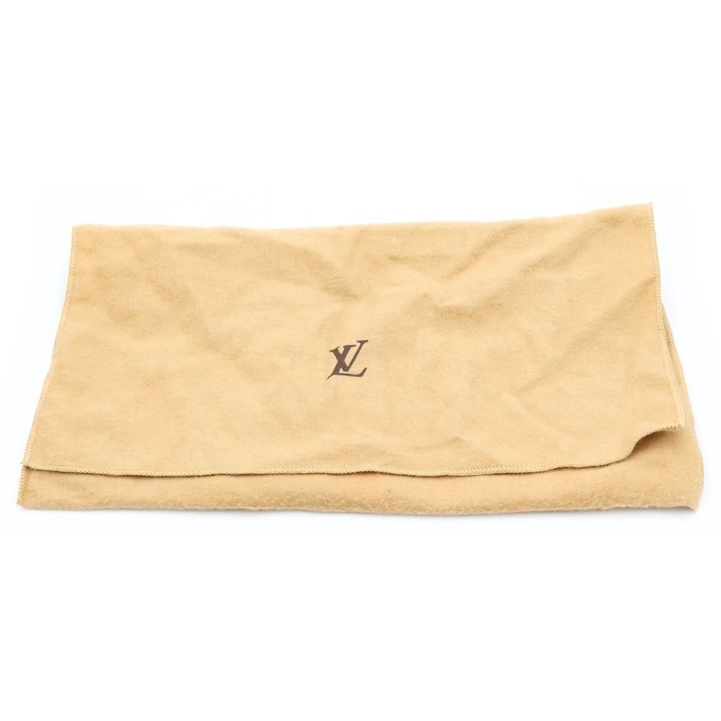 Louis Vuitton Damier Geronimos Shoulder Bag Brown Leather Gold — view 8