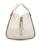 Loewe Hammock Medium 2-Way Shoulder Bag Ivory Off White Leather Gold — view 3