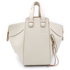 Loewe Hammock Medium 2-Way Shoulder Bag Ivory Off White Leather Gold