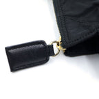 Prada Chain Tote Bag Black Nylon Gold — view 6